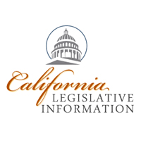 Logo for California Legislative Information