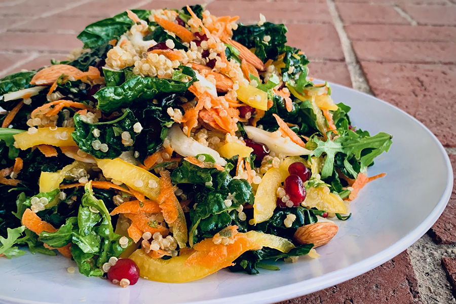 Herbs and Greens Salad with Winter Citrus