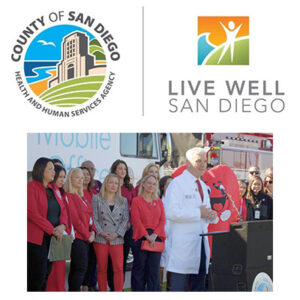 Photo from County of San Diego and Live Well San Diego Love Your Heart press conference