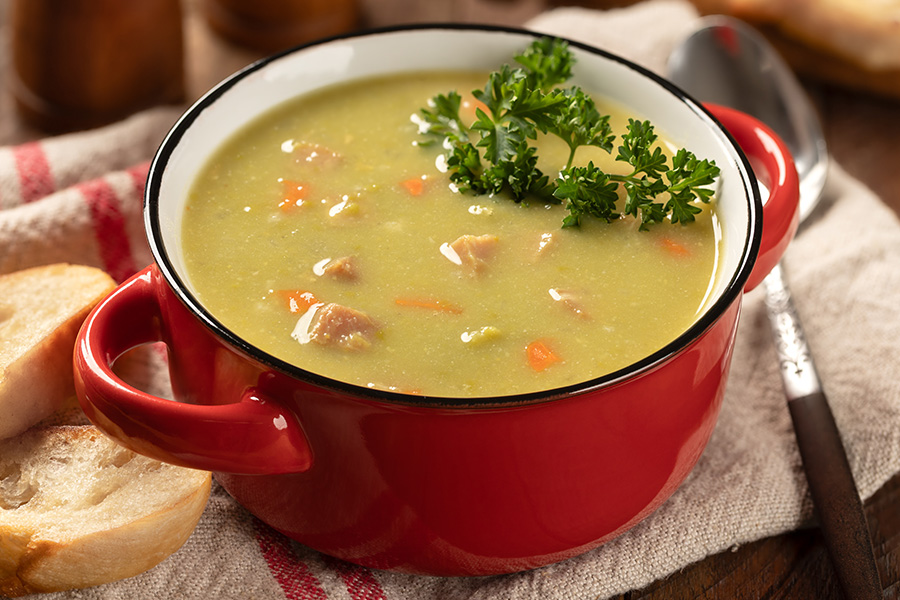 Smoky Vegan Split Pea Soup